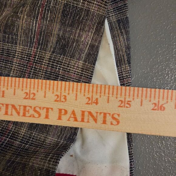 White House Black Market Women's Multicolor Plaid Blazer Preppy College Career - Picture 13 of 15